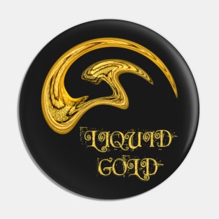 Liquid Gold Millionaire Sacred Geometry 3D Pin