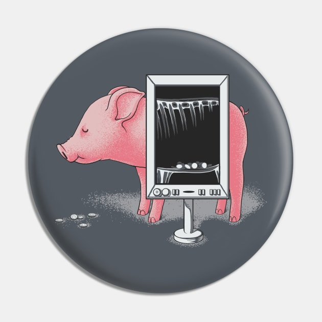 Piggy Bank Pin by Naolito