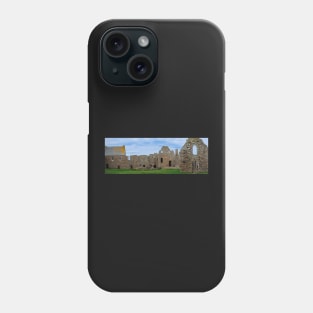 Panorama of Dunnottar castle in Aberdeenshire, Scotland Phone Case