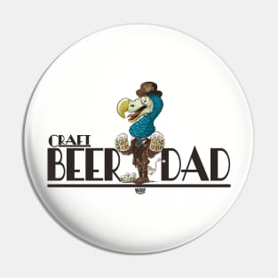 Craft Beer Dodo Bird Dad Pin