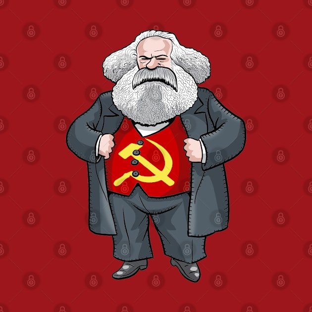 Karl Marx by Mackaycartoons