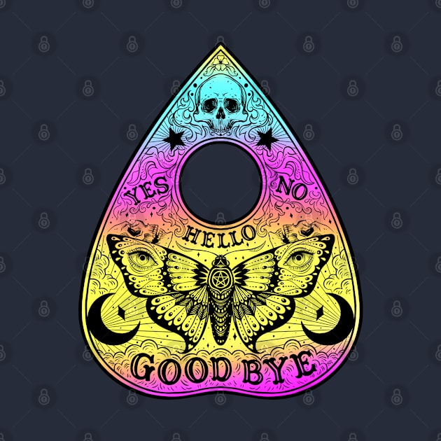 Ouija Planchette Board. Night Moth by OccultOmaStore