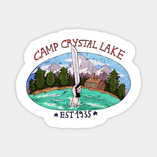 Camp crystal lake Magnet