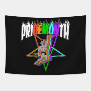 Pride Month Demon Tapestry