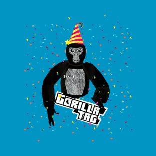 Gorilla Tag Birthday Boy Monke Merch T-Shirt