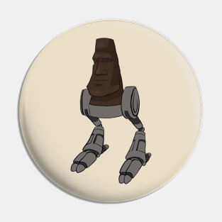 Easter Island Bot Pin