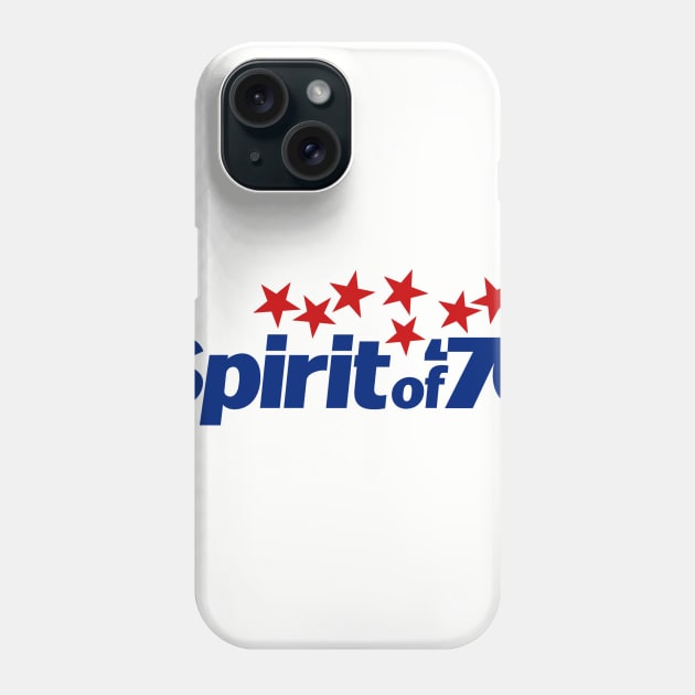 Spirit of '76 - Red & Blue Phone Case by SkyBacon