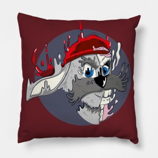 MadRabbit in drip Style Pillow