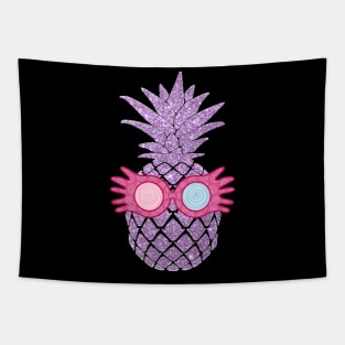 Luna Glasses Pineapple - Summer Beach Purple Pineapple Tapestry