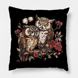 Owl Love Design Pillow