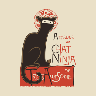 A French Ninja Cat! T-Shirt