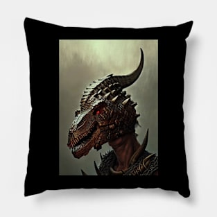 Painting Dinosaur Mask Pillow