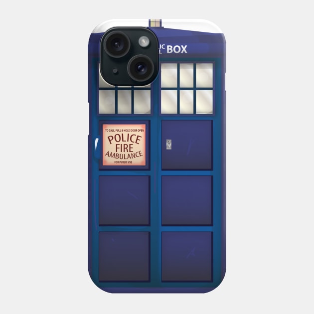 Police Call Box Phone Case by nickemporium1