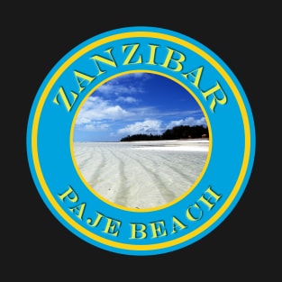 Zanzibar Paje Beach Souvenir - Passport Stamps T-Shirt