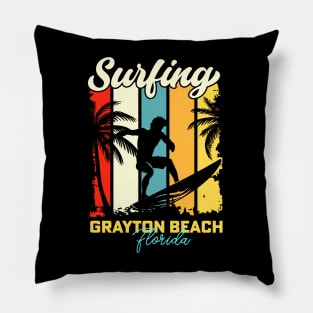 Surfing | Grayton Beach, Florida Pillow