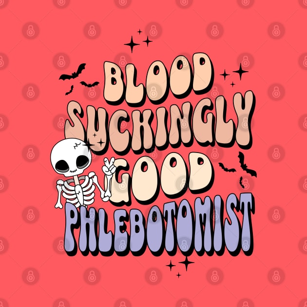 Phlebotomist Halloween Retro Style by MedleyDesigns67