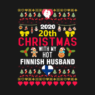 2020 20th Christmas With My Hot Finnish Husband T-Shirt