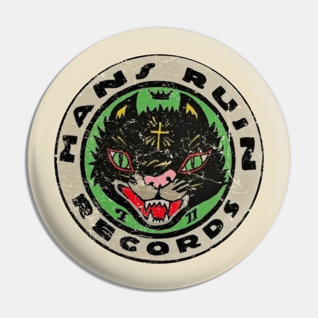 Man's Ruin Records Pin by MindsparkCreative