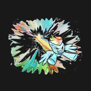 Watercolor Smear Dash T-Shirt