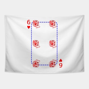 6 of hearts Tapestry