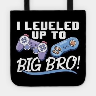 I Leveled Up To Big Bro, Gamer New Brother Tote