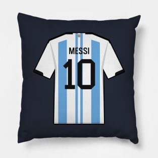 Messi World Cup 2022 Champion Jersey Pillow