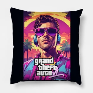 grand theft auto 6 - 004 Pillow