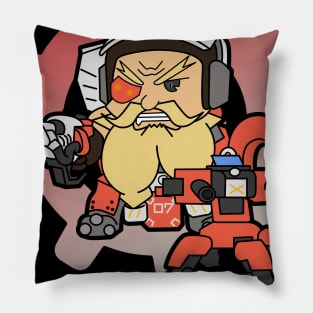 Cute torbjorn chibi design Pillow