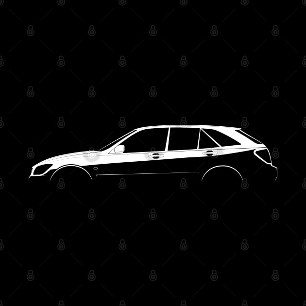 Lexus IS 300 Sportcross (XE10) Silhouette by Car-Silhouettes