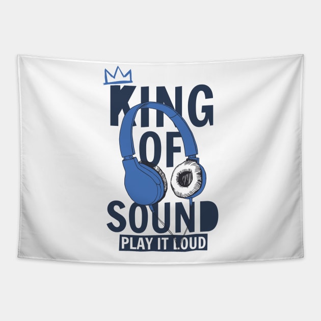 King of sound Tapestry by vanpaul54