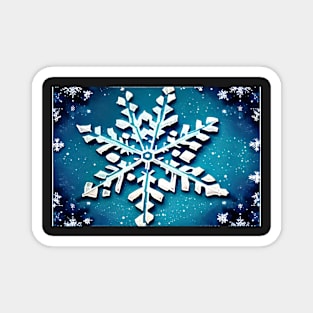 Snowflakes 3 Magnet