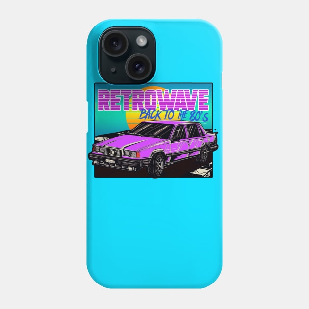 RETROWAVE Phone Case by theanomalius_merch