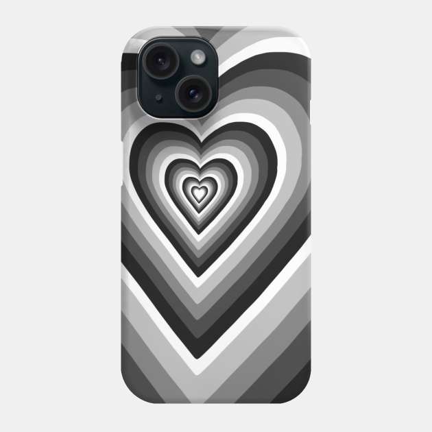 Abstract Heart Phone Case by maramyeonni.shop