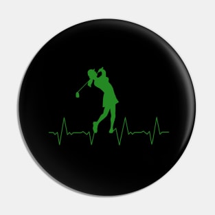 Golf Heartbeat Green Pin