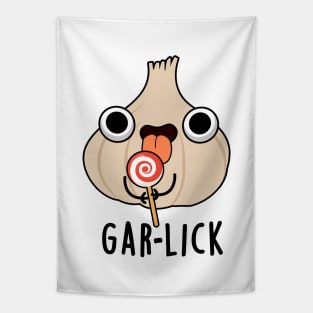 Garlick Cute Garlic Herb Pun Tapestry