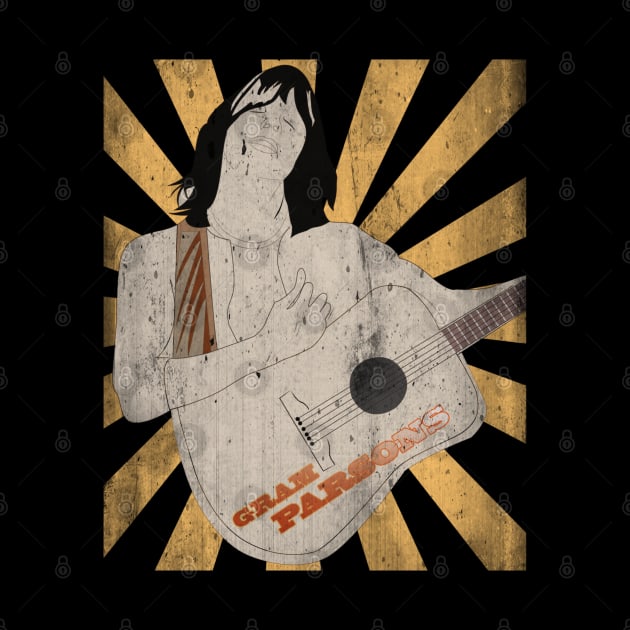 gram parsons /// retro vintage by Lula Popart