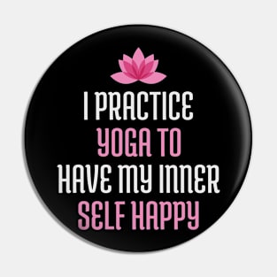 Yoga Motivational Quote Pin