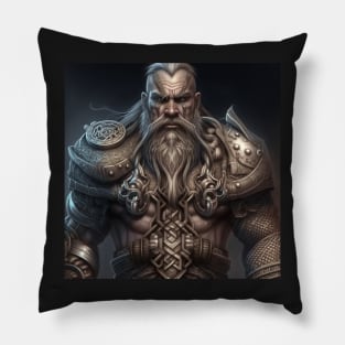 Ancient Armoured Dwarf Pillow