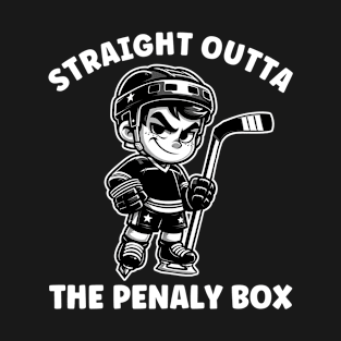 Ice Hockey Boy Straight Outta The Penalty Box T-Shirt