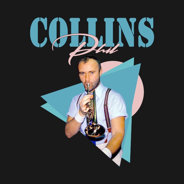 Phil Collins - Aesthetic Retro Style by Deorans