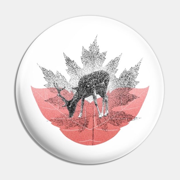 Deer throw Maple tree leaf illustration Pin by Choulous79