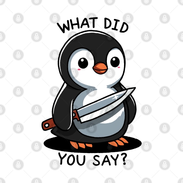 What did you say? Penguin by FanFreak