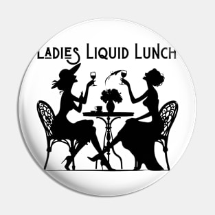 Womens Joyful Silhouettes: Ladies' Liquid Lunch Pin