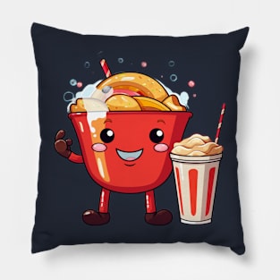 kawaii  junk food T-Shirt cute  funny Pillow