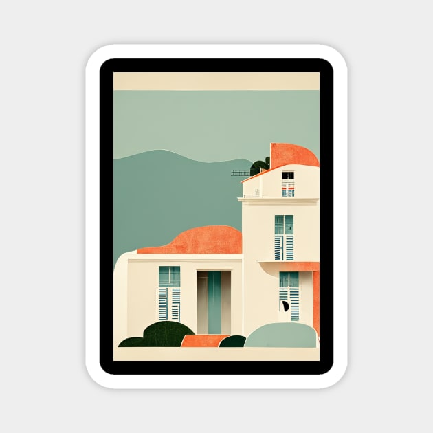 French Riviera Magnet by deificusArt