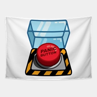 Panic Button Tapestry