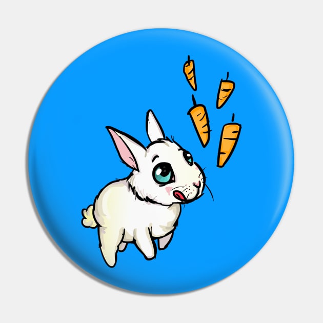 Carrot Chase Pin by @akaluciarts