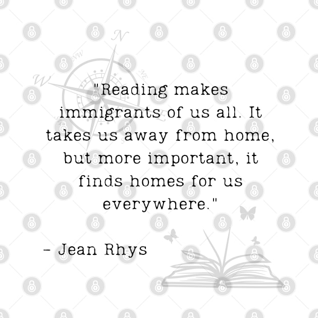 Jean Rhys Reading Quote by Starcat31