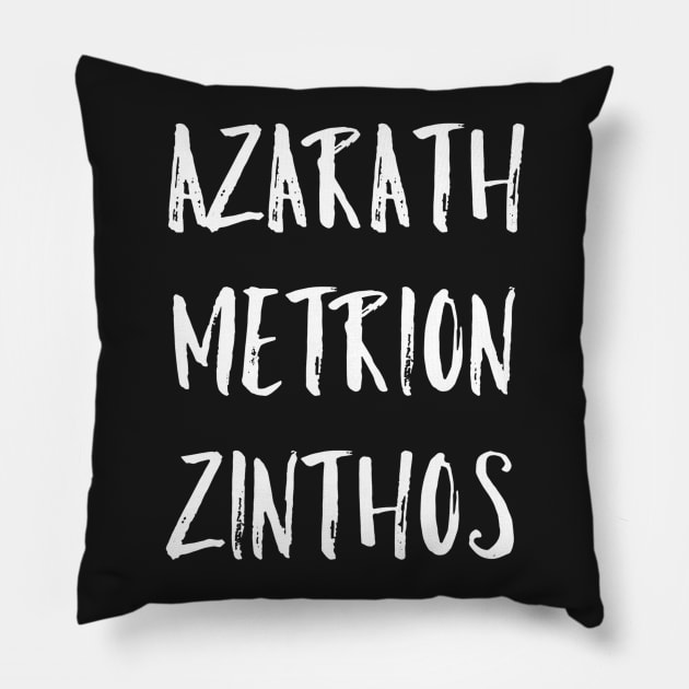 Azarath Metrion Zinthos Pillow by tcbromo