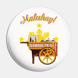 filipino sorbetes mabuhay Pin